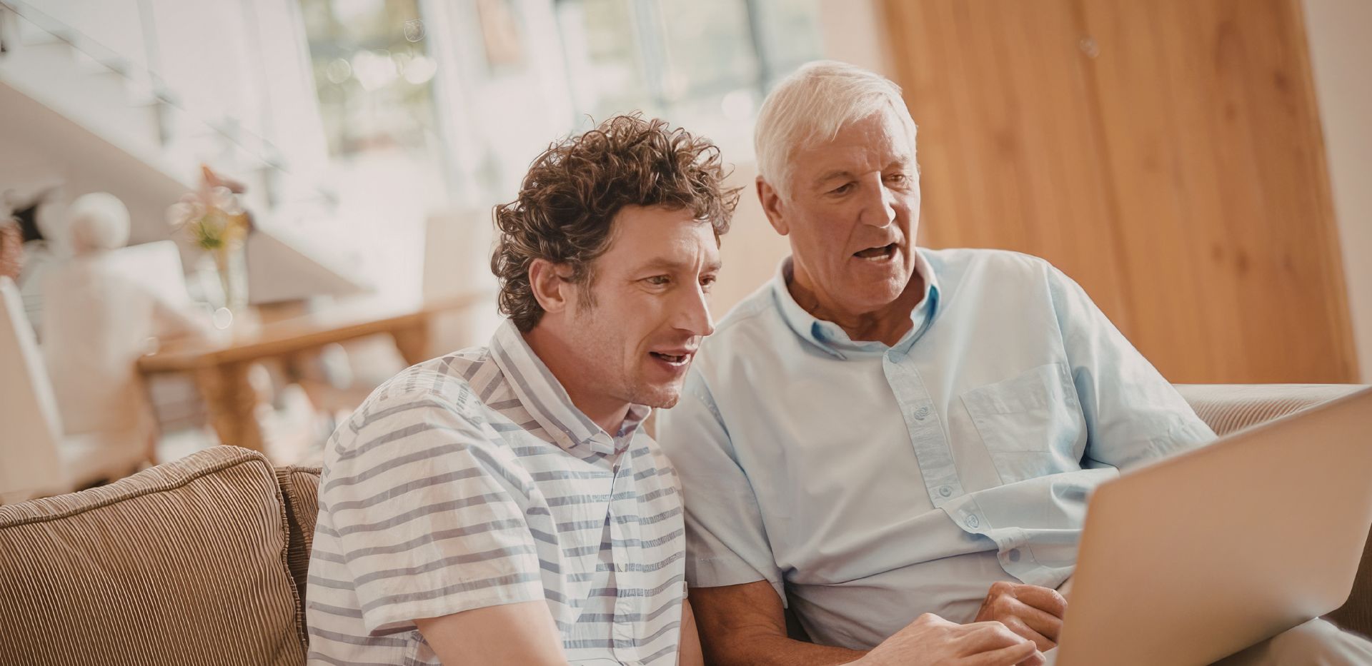 Wide photograph accompanying aged care volunteer visiting information